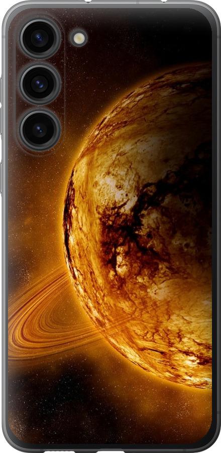 Чохол на Samsung Galaxy S23 Plus Жовтий Сатурн