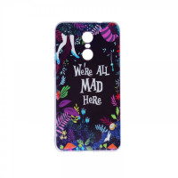 

Тонкий силиконовый чехол " We're All Mad Here" с прозрачными краями для Xiaomi Redmi Pro