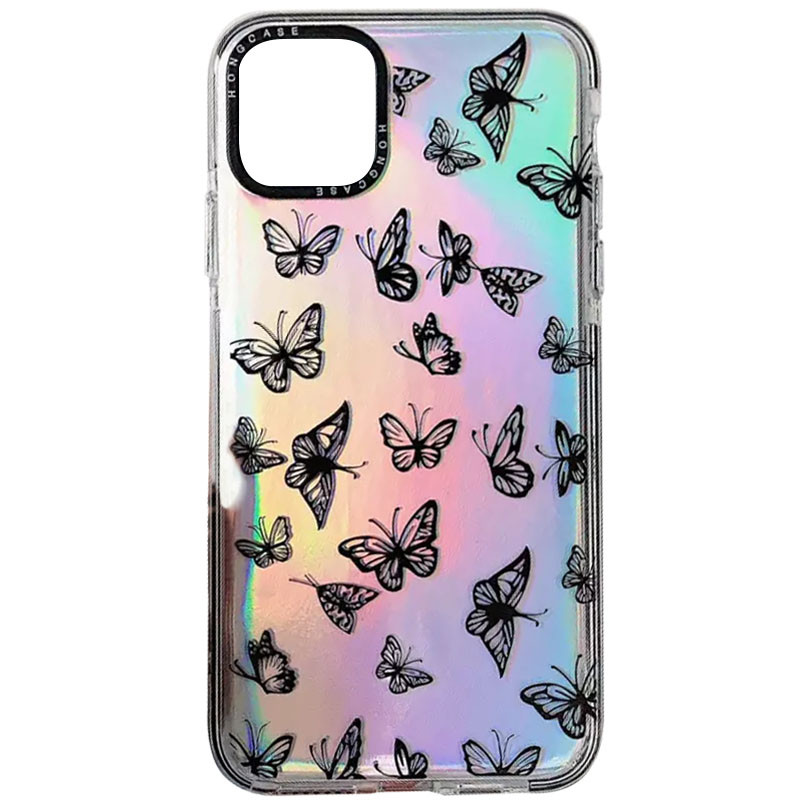 

TPU чохол Aurora Butterfly для Apple iPhone 11 (6.1") (Чорний)