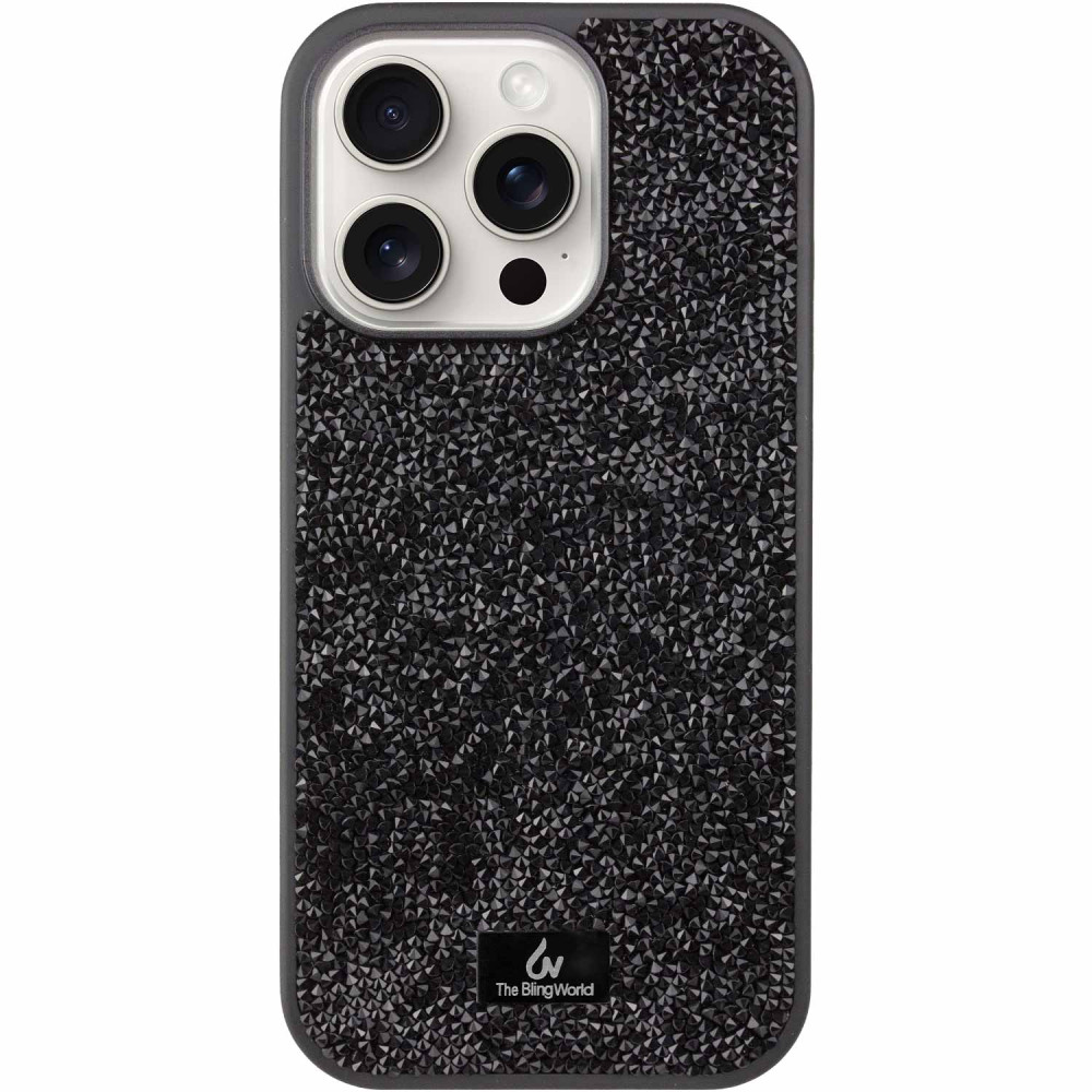 

TPU чехол Bling World Rock Diamond для Apple iPhone 12 Pro / 12 (6.1") Черный (225645)