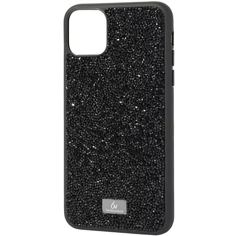 

TPU чехол Bling World Rock Diamond для Apple iPhone 13 Pro Max (6.7") Черный (225670)