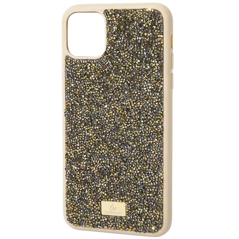 

TPU чехол Bling World Rock Diamond для Apple iPhone 13 Pro Max (6.7") Золотой (225666)