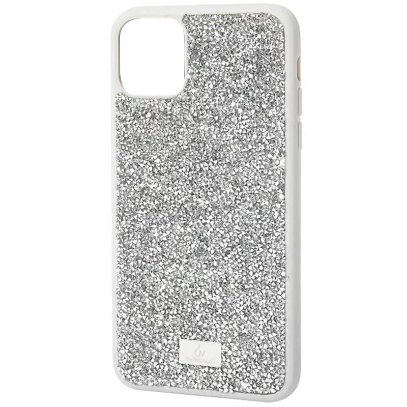 

TPU чехол Bling World Rock Diamond для Apple iPhone 14 (6.1") Серебряный (225675)