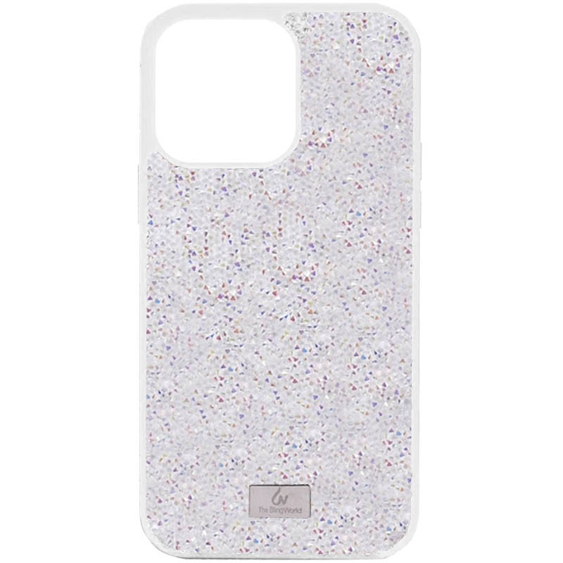 

TPU чехол Bling World Rock Diamond для Apple iPhone 15 Pro Max (6.7") Белый (267125)