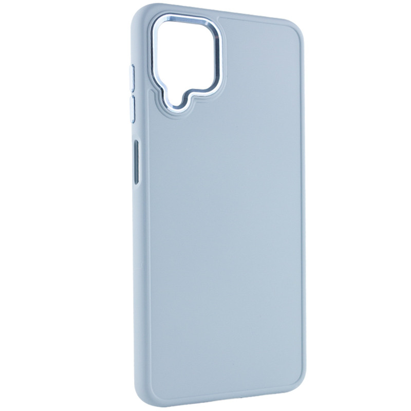 

TPU чохол Bonbon Metal Style для для Samsung Galaxy A12 Nacho (Блакитний / Mist blue)
