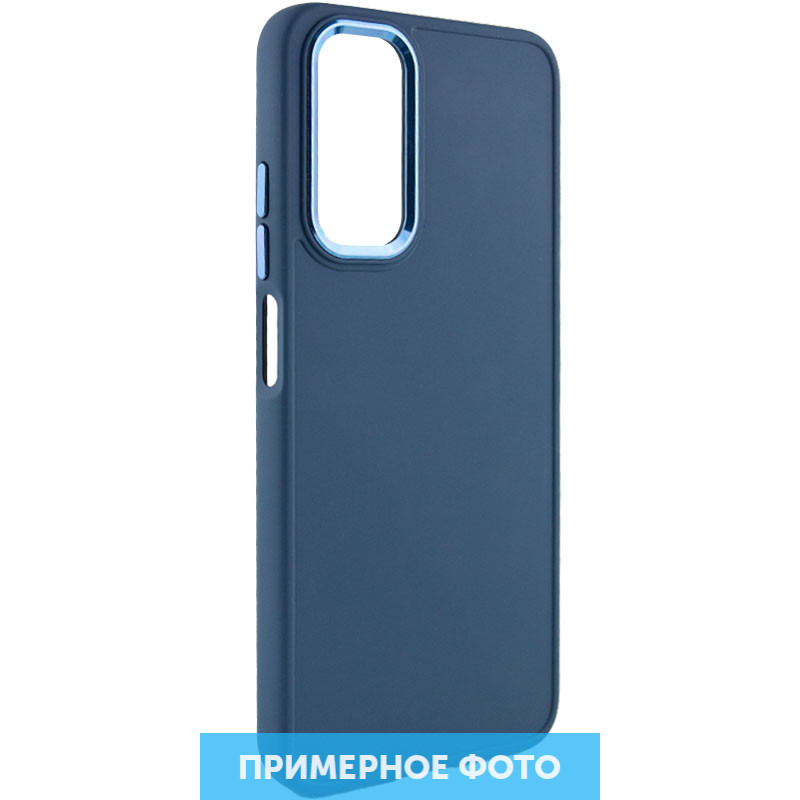 

TPU чохол Bonbon Metal Style для для Samsung Galaxy A12 Nacho (Синій / Cosmos blue)