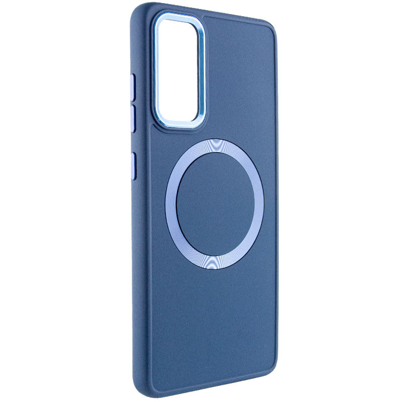 

TPU чехол Bonbon Metal Style with MagSafe для Samsung Galaxy S20 FE Синий / Cosmos Blue (258556)