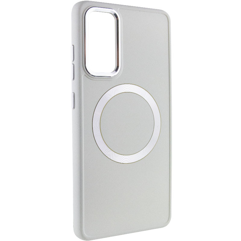 

TPU чехол Bonbon Metal Style with MagSafe для Samsung Galaxy S22 Белый / White (258600)