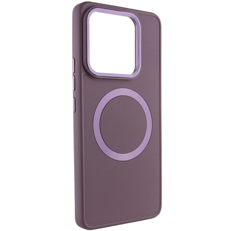 

TPU чехол Bonbon Metal Style with MagSafe для Xiaomi 13 Pro Бордовый / Plum (258692)