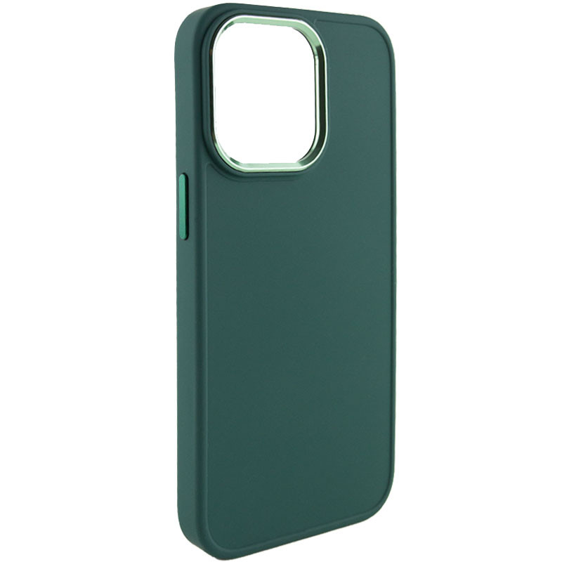 

TPU чехол Bonbon Metal Style для Apple iPhone 13 Pro (6.1") Зеленый / Pine green (215579)