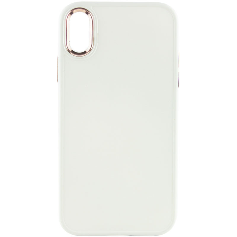 

TPU чехол Bonbon Metal Style для Apple iPhone XS Max (6.5") Белый / White (215466)