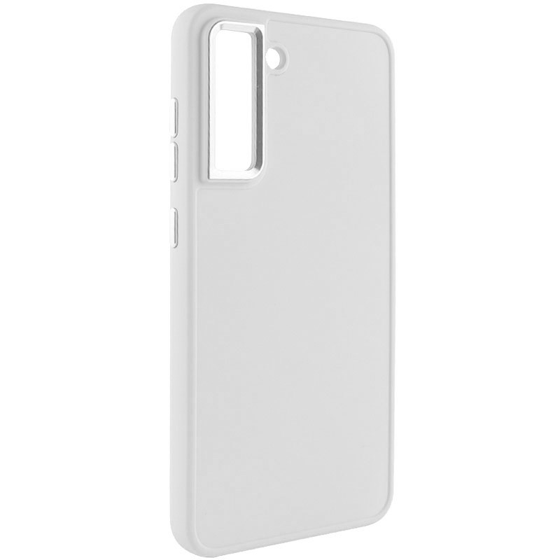 

TPU чехол Bonbon Metal Style для Samsung Galaxy S21 FE Белый / White (215628)
