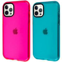 TPU чехол Color Clear для Apple iPhone 12 Pro Max (6.7")