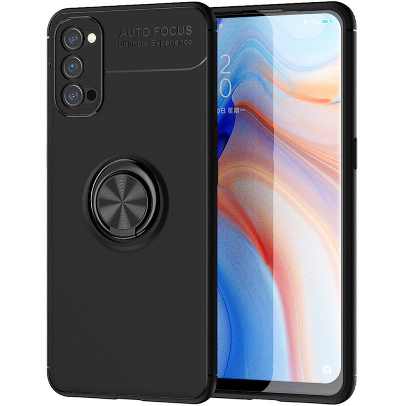 

TPU чехол Deen ColorRing под магнитный держатель (opp) для Oppo Reno 4 5G (152332)