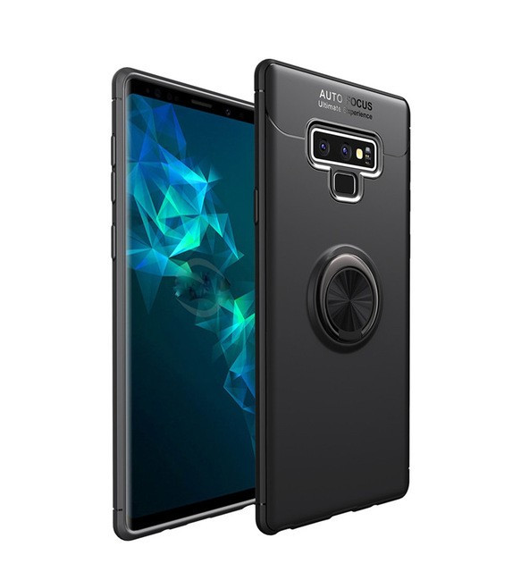 

TPU чехол Deen ColorRing под магнитный держатель (opp) для Samsung Galaxy Note 9 Черный / Черный (146979)