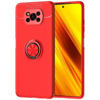 TPU чехол Deen ColorRing под магнитный держатель (opp) для Xiaomi Poco X3 NFC / Poco X3 Pro