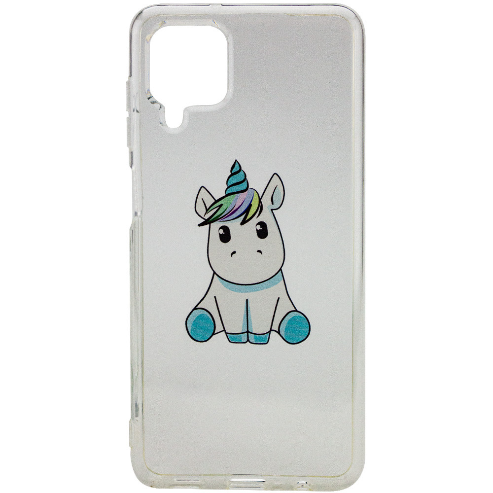

TPU чехол Epic Print Transparent 2,0mm для Samsung Galaxy A12 / M12 Единорог (183673)