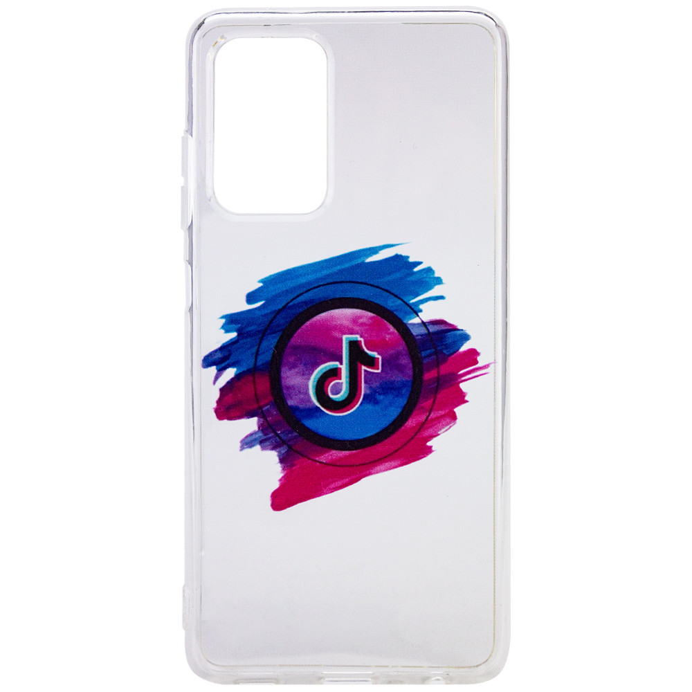 

TPU чохол Epic Print Transparent 2,0mm для Samsung Galaxy A32 (A325F) 4G (Тик ток)