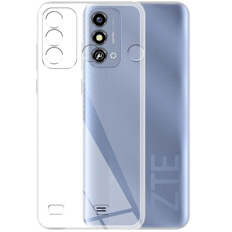 

TPU чехол Epic Transparent 1,5mm Full Camera для ZTE Blade A53 (261486)