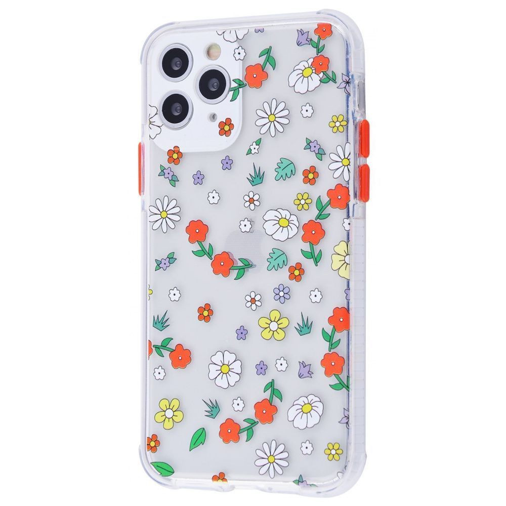 

TPU чехол Flowers Colourful для Apple iPhone 11 Pro (5.8") Прозрачный/Цветы (147340)