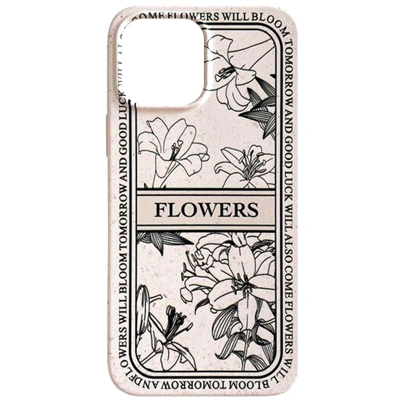 

TPU чохол Font для для Apple iPhone 12 (Flowers)