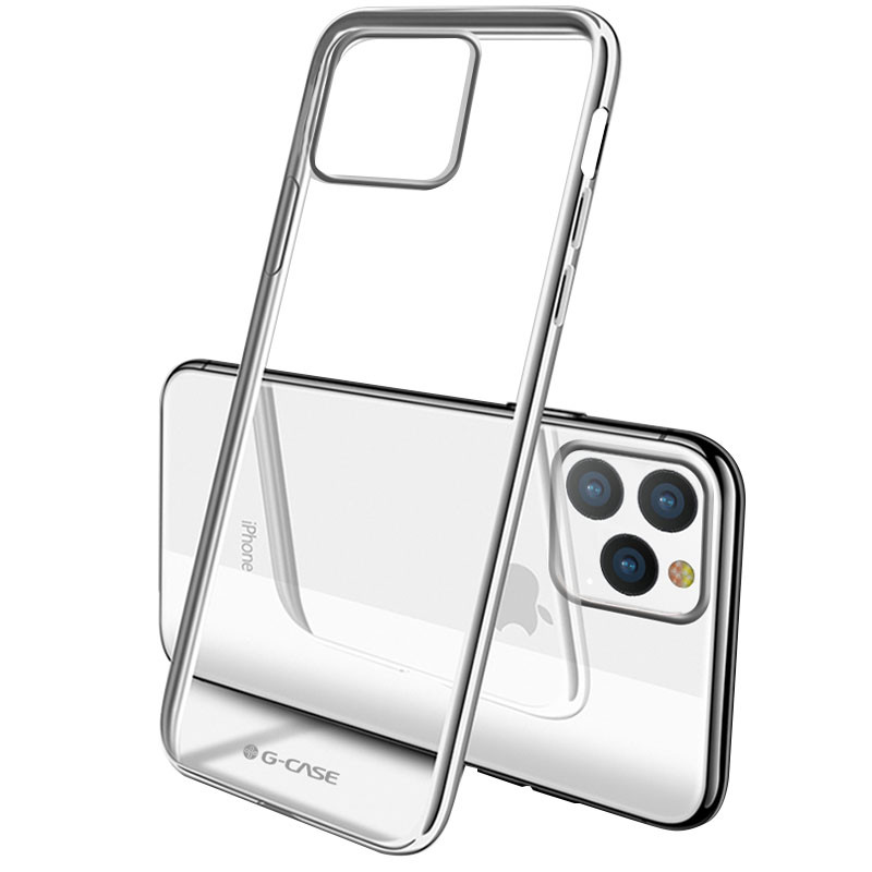 

TPU чехол G-Case Shiny Series для Apple iPhone 11 Pro (5.8") Серебряный (168422)