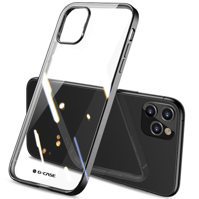 

TPU чехол G-Case Shiny Series для Apple iPhone 12 Pro / 12 (6.1") Черный (155003)