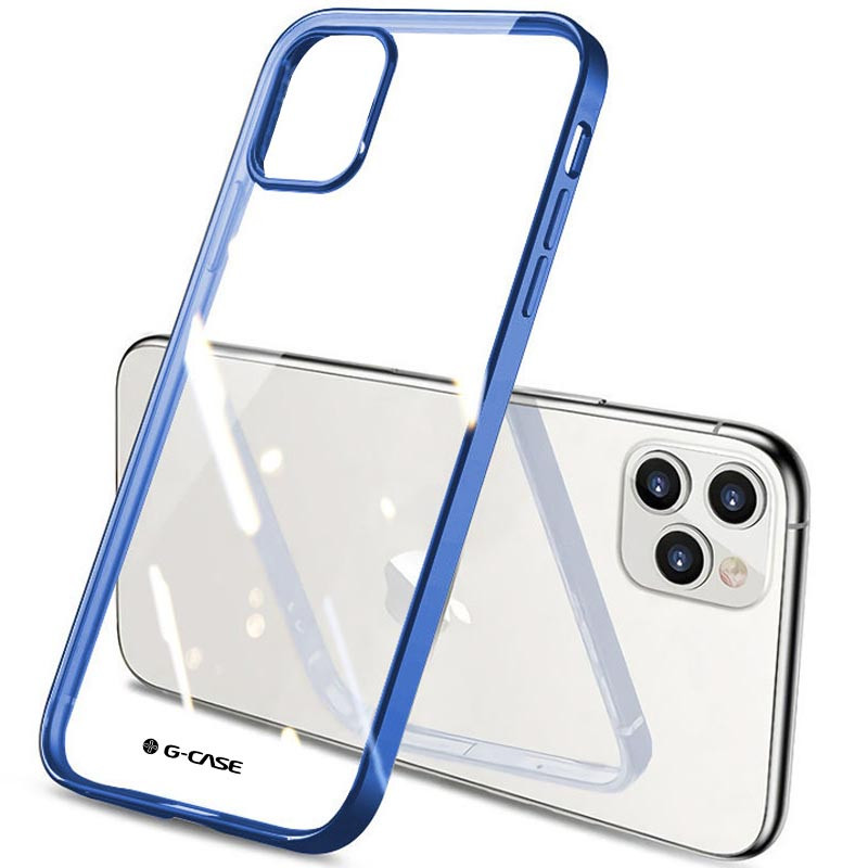 

TPU чехол G-Case Shiny Series для Apple iPhone 12 Pro / 12 (6.1") Синий (155002)