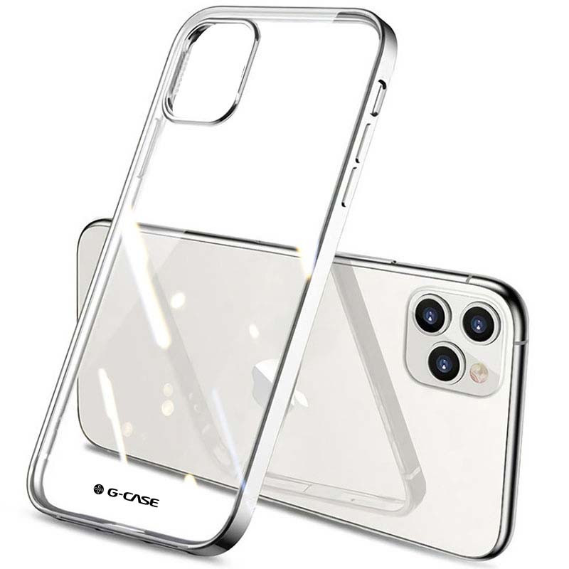 

TPU чохол G-Case Shiny Series для Apple iPhone 12 Pro Max (Срібний)