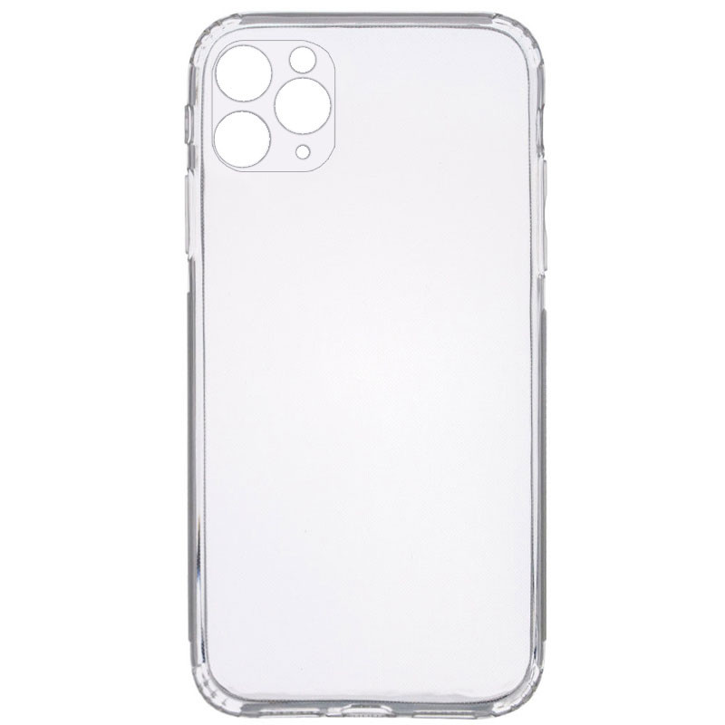 

TPU чохол GETMAN Clear 1,0 mm для для Apple iPhone 11 Pro Max (6.5") (Безбарвний (прозорий))