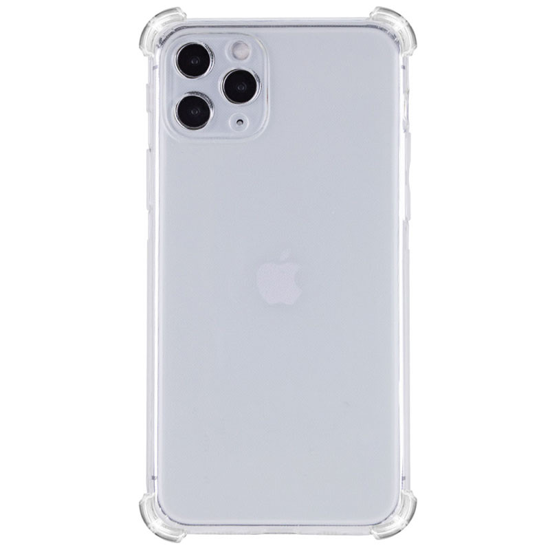 

TPU чехол GETMAN Ease logo усиленные углы для Apple iPhone 12 (6.1'') Прозрачный / Transparent (151795)