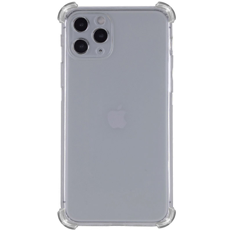

TPU чехол GETMAN Ease logo усиленные углы для Apple iPhone 12 Pro (6.1") Серый (прозрачный) (209563)
