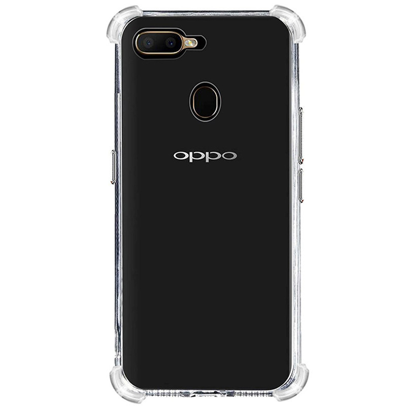 

TPU чехол GETMAN Ease logo усиленные углы для Oppo A5s Бесцветный (прозрачный) (164879)