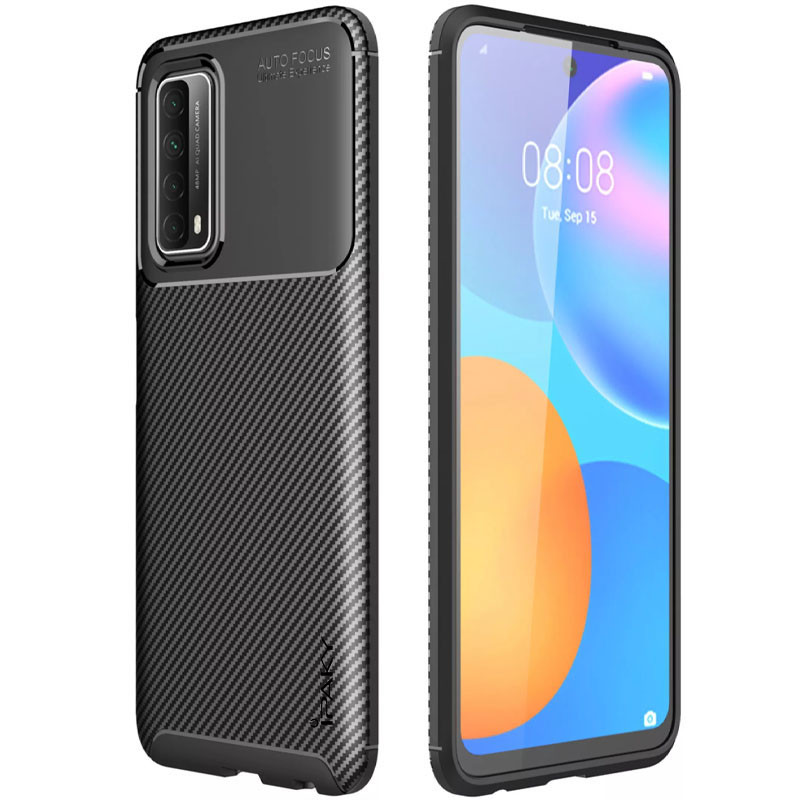 

TPU чехол iPaky Kaisy Series для Huawei P Smart (2021) Черный (167584)