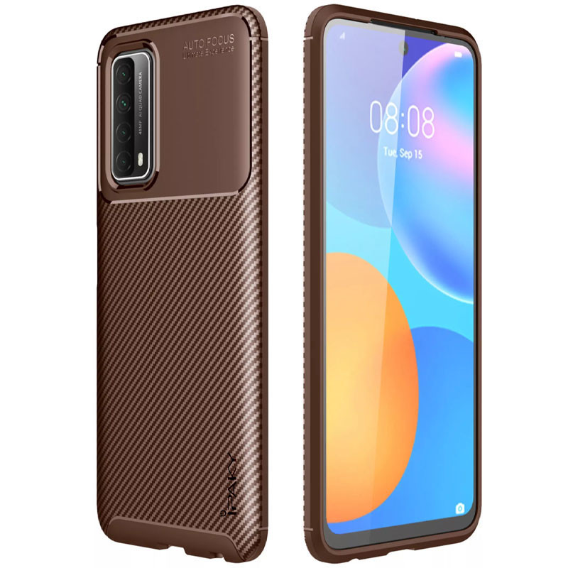 

TPU чехол iPaky Kaisy Series для Huawei P Smart (2021) Коричневый (167581)