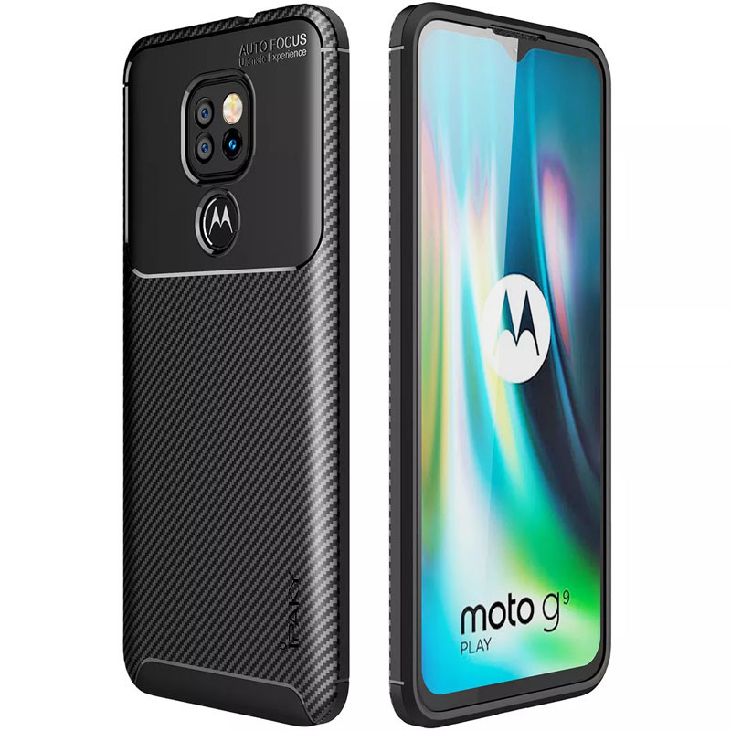 

TPU чехол iPaky Kaisy Series для Motorola Moto G9 Play Черный (151982)