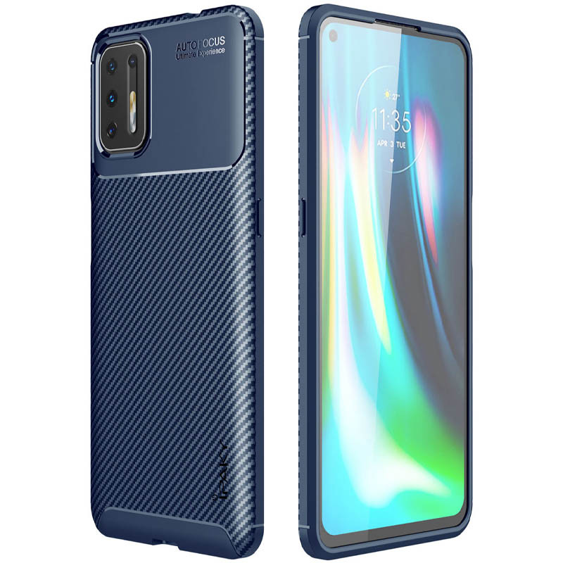 

TPU чохол iPaky Kaisy Series для Motorola Moto G9 Plus (Синій)