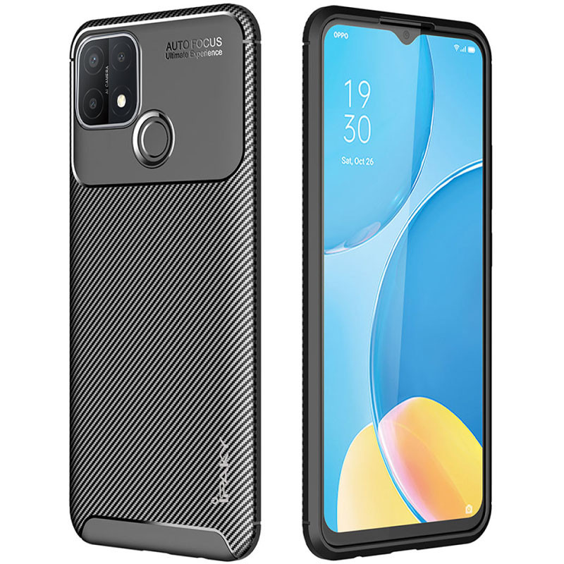 

TPU чохол iPaky Kaisy Series для Oppo A15s / A15 (Чорний)