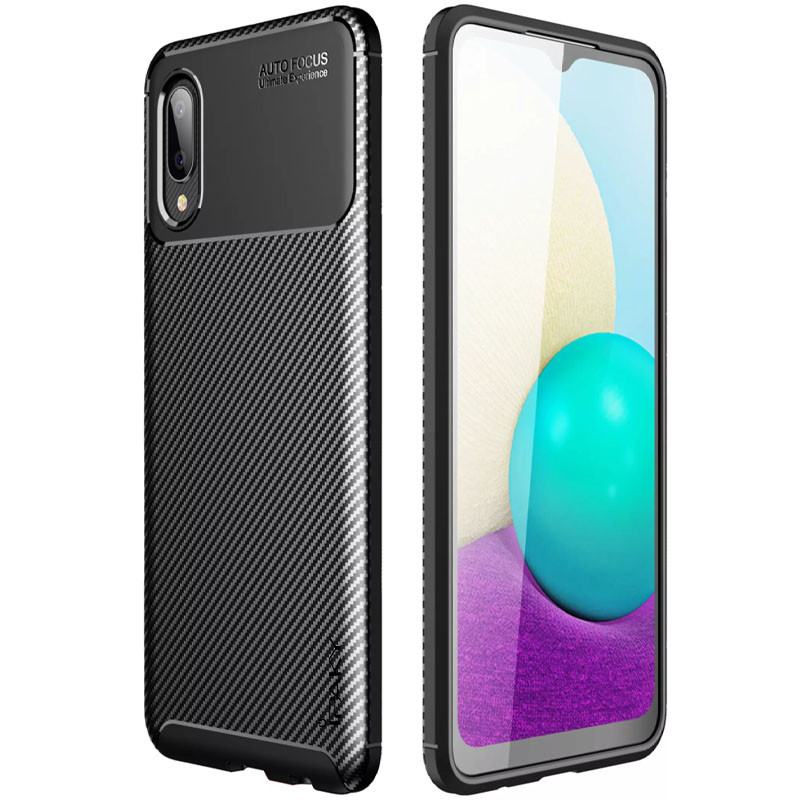 

TPU чехол iPaky Kaisy Series для Samsung Galaxy A02 Черный (167557)