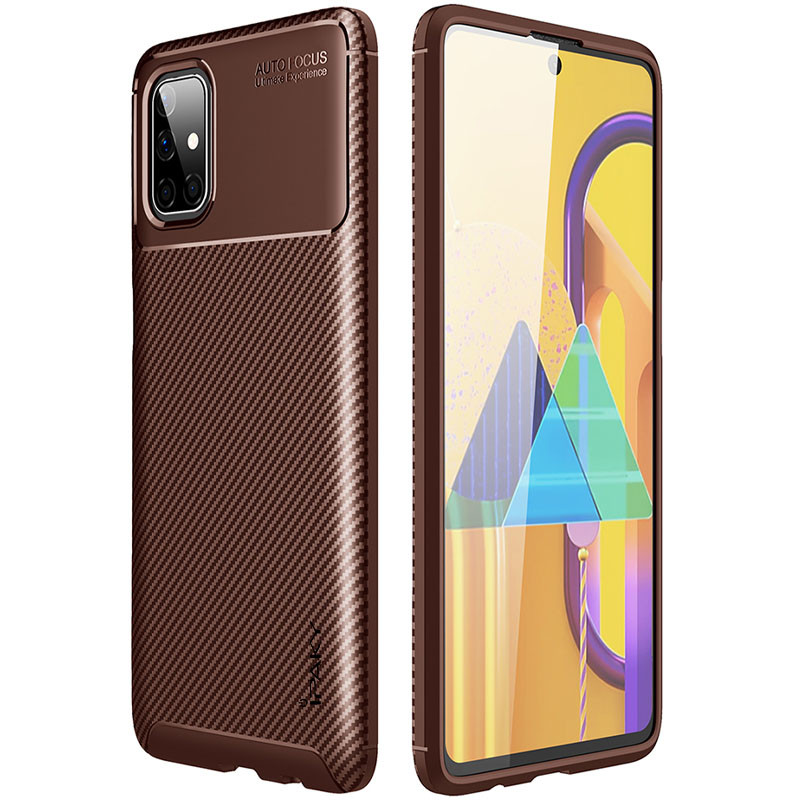 

TPU чохол iPaky Kaisy Series для Samsung Galaxy M51 (Коричневий)