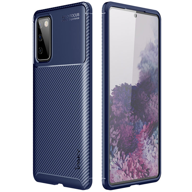 

TPU чехол iPaky Kaisy Series для Samsung Galaxy S20 FE Синий (151977)