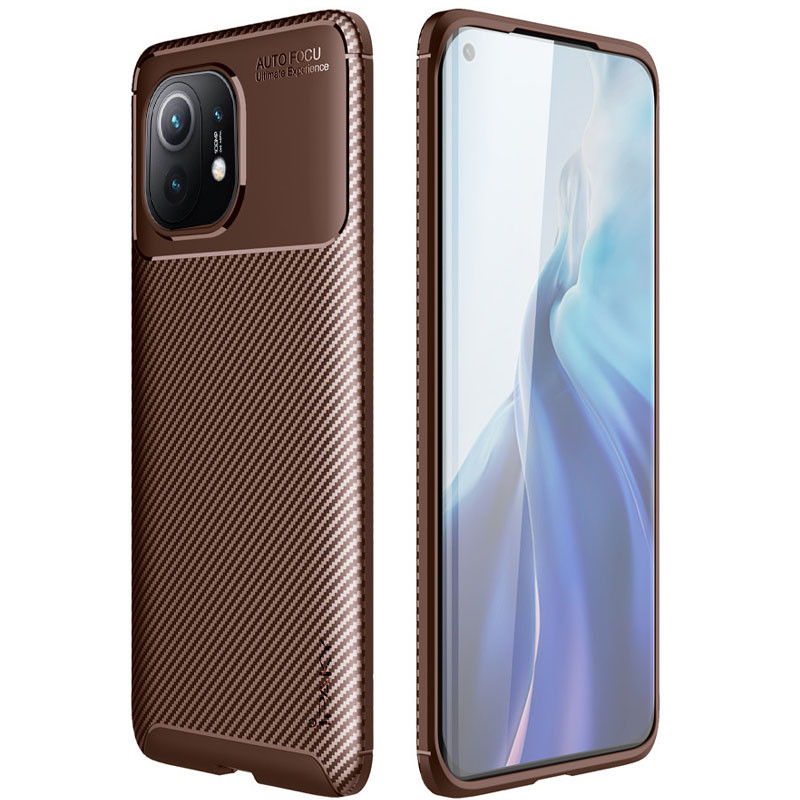 

TPU чохол iPaky Kaisy Series для Xiaomi Mi 11 Lite (Коричневий)