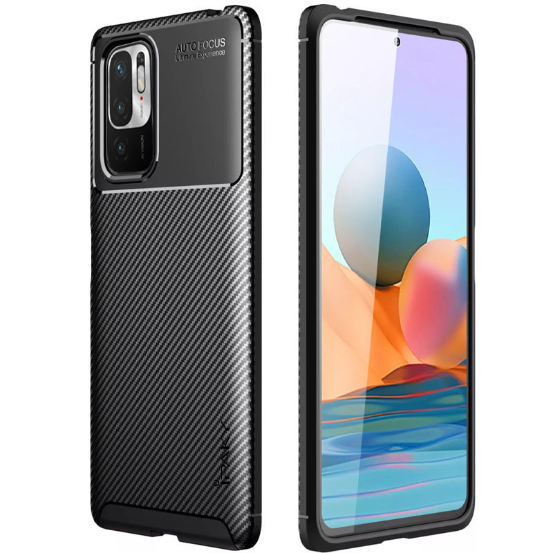 

TPU чехол iPaky Kaisy Series для Xiaomi Redmi Note 10 5G / Poco M3 Pro Черный (187406)
