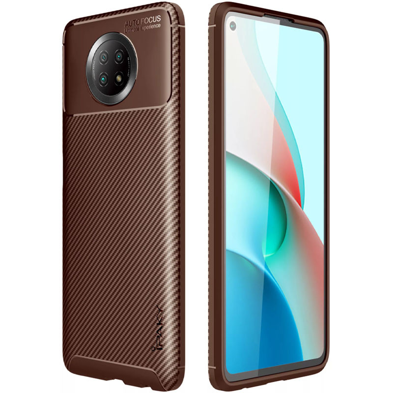 

TPU чохол iPaky Kaisy Series для Xiaomi Redmi Note 9 5G (Коричневий)