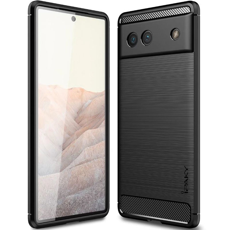 

TPU чохол iPaky Slim Series для Google Pixel 6a (Чорний)