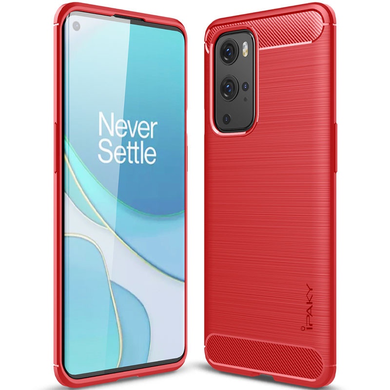 

TPU чехол iPaky Slim Series для OnePlus 9 Pro Красный (167576)