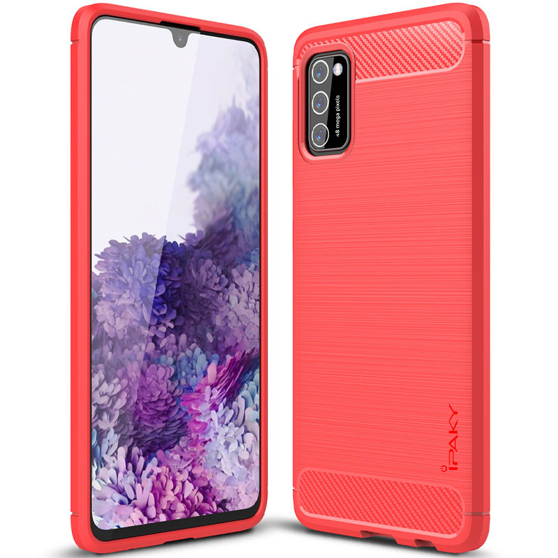 

TPU чохол iPaky Slim Series для Samsung Galaxy A02s (Червоний)