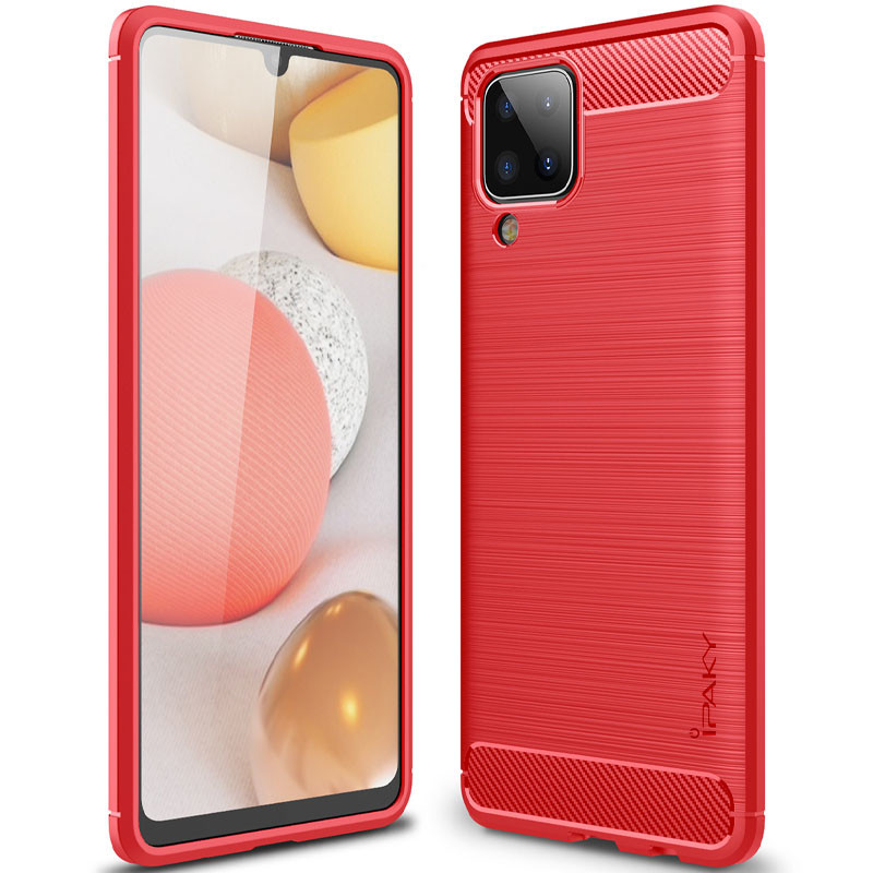 

TPU чехол iPaky Slim Series для Samsung Galaxy M32 Красный (196050)