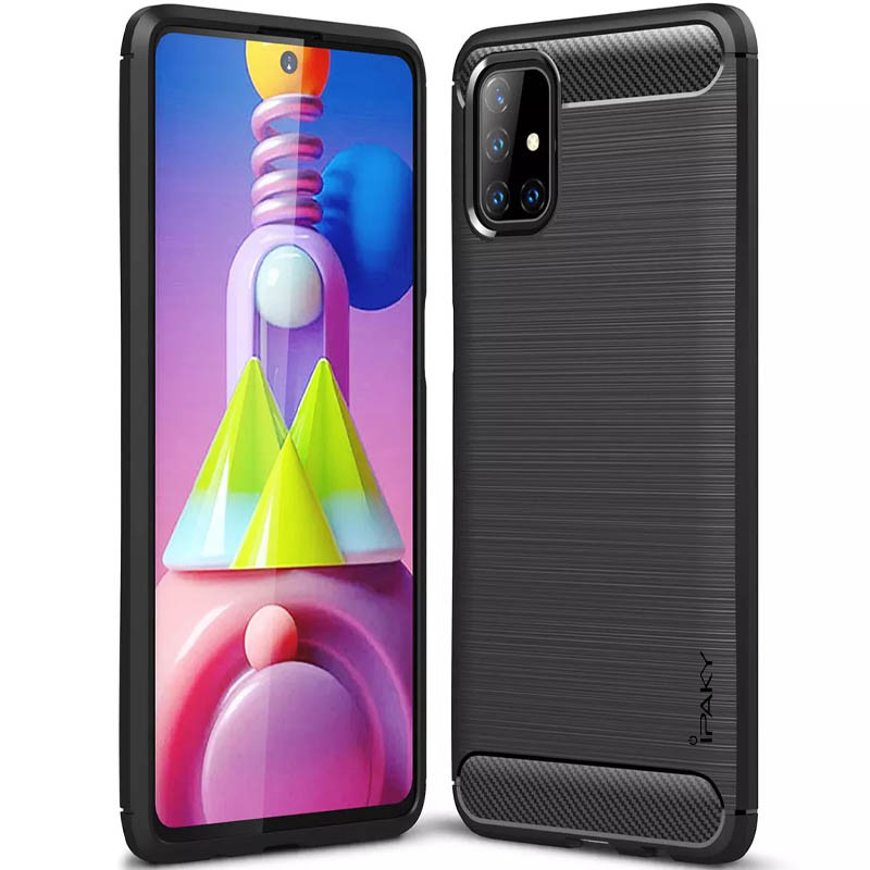 

TPU чехол iPaky Slim Series для Samsung Galaxy M51 Черный (152011)