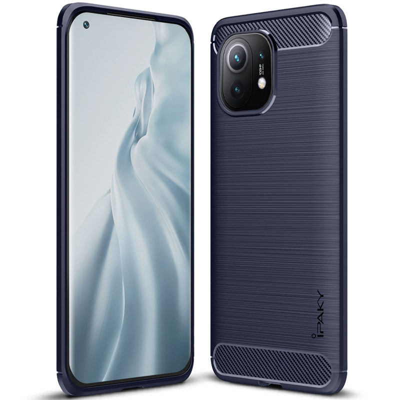 

TPU чохол iPaky Slim Series для Xiaomi Mi 11 Lite (Синій)